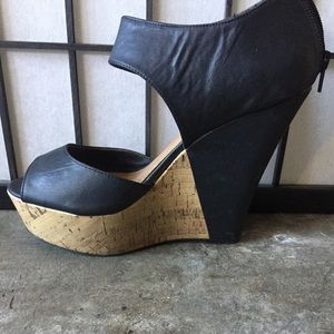 Steven Madden Cork Wedges